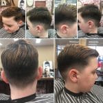Many views of fade cut - Hope Island barber