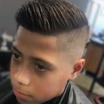 Kids Fade top view - Hope Island barber