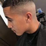 Short fade side view - Hope Island barber