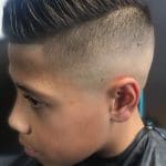 side view and side flick - Hope Island barber